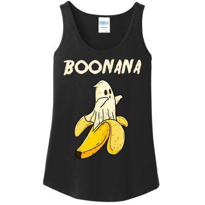 Boonana Funny Cute Banana Ghost Halloween Banana Lover Gifts Ladies Essential Tank