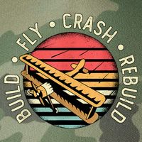 Build Fly Crash Rebuild Model Airplane Pilot Retro RC Plane Legacy Tie Dye Trucker Hat