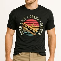 Build Fly Crash Rebuild Model Airplane Pilot Retro RC Plane Performance Shirt