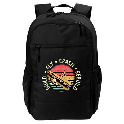 Build Fly Crash Rebuild Model Airplane Pilot Retro RC Plane Backpack