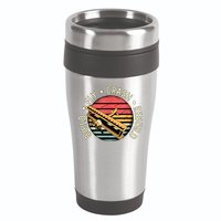 Build Fly Crash Rebuild Model Airplane Pilot Retro RC Plane 16oz Travel Tumbler