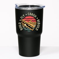 Build Fly Crash Rebuild Model Airplane Pilot Retro RC Plane Tumbler