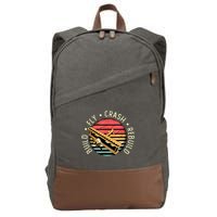 Build Fly Crash Rebuild Model Airplane Pilot Retro RC Plane Cotton Canvas Backpack