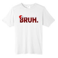 Bruh Funny Christmas Plaid Teens Xmas Pajamas Tall Fusion ChromaSoft Performance T-Shirt