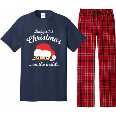 Babys First Chritsmas On The Inside Pajama Set