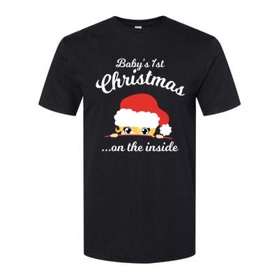 Babys First Chritsmas On The Inside Softstyle® CVC T-Shirt