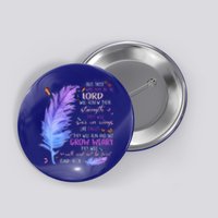 Butterfly Feather Christian Quote Bible Verse Religious Gift Button