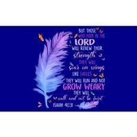 Butterfly Feather Christian Quote Bible Verse Religious Gift Bumper Sticker