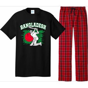 Bangladesh Flag Cricket 2024 Fans Player Coach Bangladeshi Trendy Pajama Set