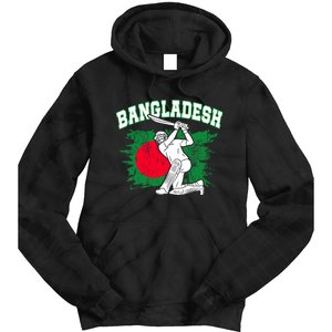 Bangladesh Flag Cricket 2024 Fans Player Coach Bangladeshi Trendy Tie Dye Hoodie