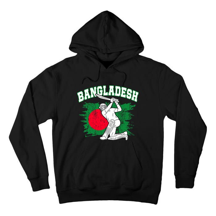 Bangladesh Flag Cricket 2024 Fans Player Coach Bangladeshi Trendy Tall Hoodie