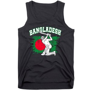 Bangladesh Flag Cricket 2024 Fans Player Coach Bangladeshi Trendy Tank Top