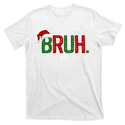 Bruh Funny Christmas Holiday T-Shirt