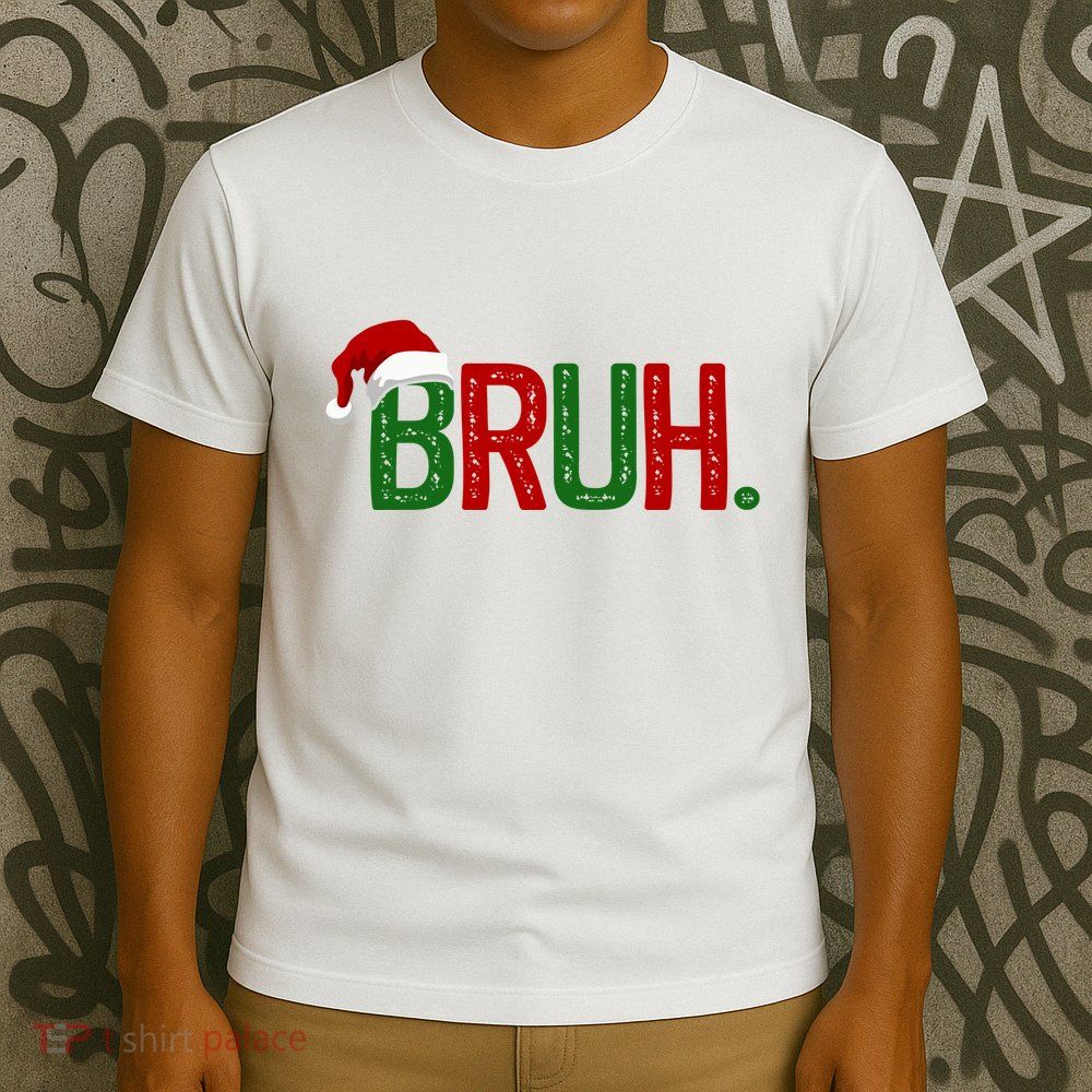 Bruh Funny Christmas Holiday T-Shirt