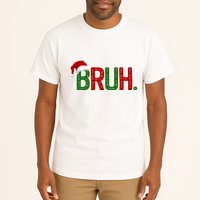 Bruh Funny Christmas Holiday Tall T-Shirt