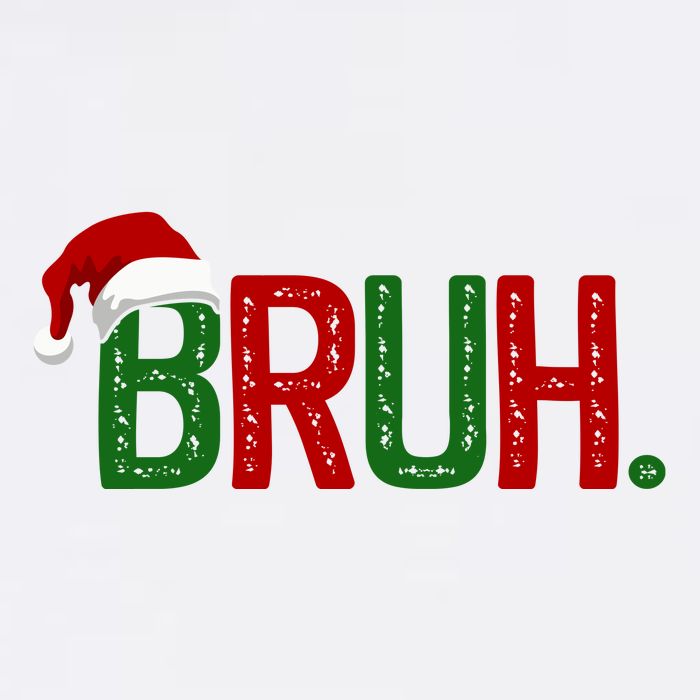 Bruh Funny Christmas Holiday 11oz C Handle Ceramic Mug