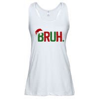 Bruh Funny Christmas Holiday Ladies Essential Flowy Tank