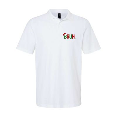 Bruh Funny Christmas Holiday Polo