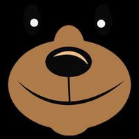 BEAR FACE Costume Halloweens Outfit Impact Tech Backpack