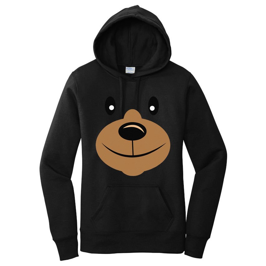 BEAR FACE Costume Halloweens Outfit Women's Pullover Hoodie