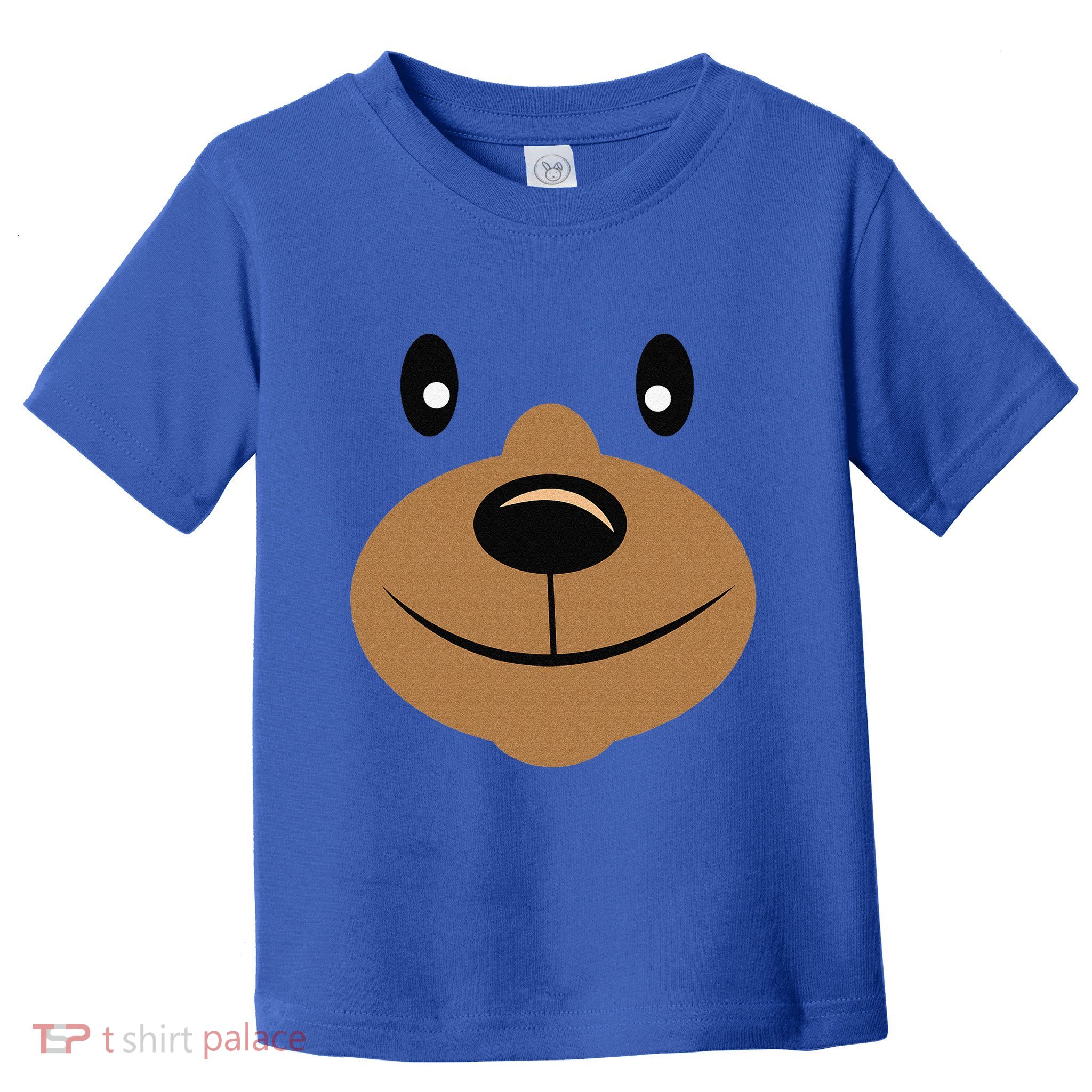 BEAR FACE Costume Halloweens Outfit Toddler T-Shirt