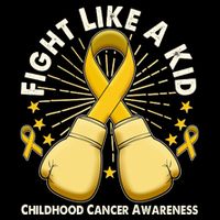 Boxing Fight Childhood Cancer Awareness Baby Bodysuit