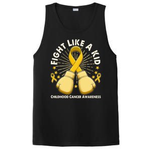 Boxing Fight Childhood Cancer Awareness PosiCharge Competitor Tank