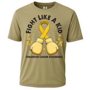 Boxing Fight Childhood Cancer Awareness Cooling Performance Crew T-Shirt