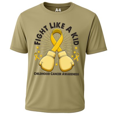 Boxing Fight Childhood Cancer Awareness Performance Shirt