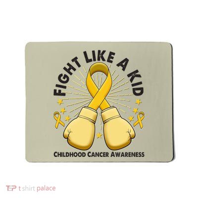 Boxing Fight Childhood Cancer Awareness Mousepad