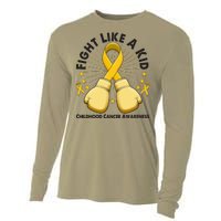 Boxing Fight Childhood Cancer Awareness Cooling Performance Long Sleeve Crew