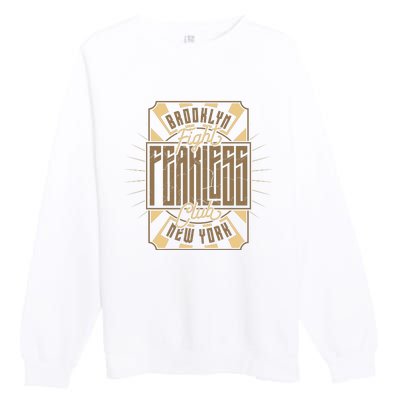 Brooklyn Fight Club Premium Crewneck Sweatshirt