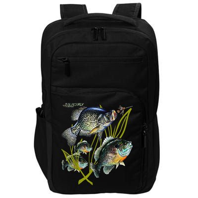 Black Fly Crappie Bluegill Fishing Panfish Flies Jig Impact Tech Backpack