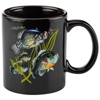 Black Fly Crappie Bluegill Fishing Panfish Flies Jig 11oz C Handle Ceramic Mug