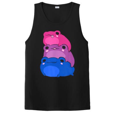 Bisexual Flag Color Frogs Subtle Bi Pride Lgbtq Aesthetic PosiCharge Competitor Tank