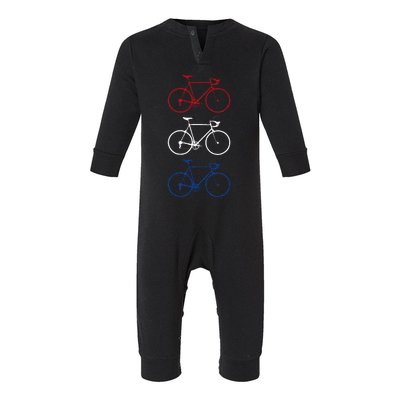 Bicycle Flag Cycling Netherlands Dutch Gift Infant Fleece One Piece