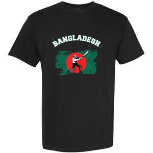 Bangladesh Flag Cricket Jersey Fans Player Garment-Dyed Heavyweight T-Shirt