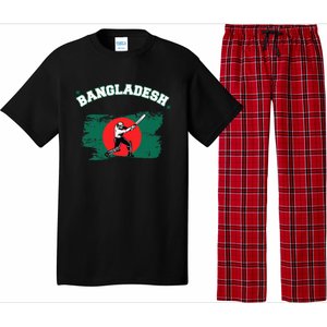 Bangladesh Flag Cricket Jersey Fans Player Pajama Set