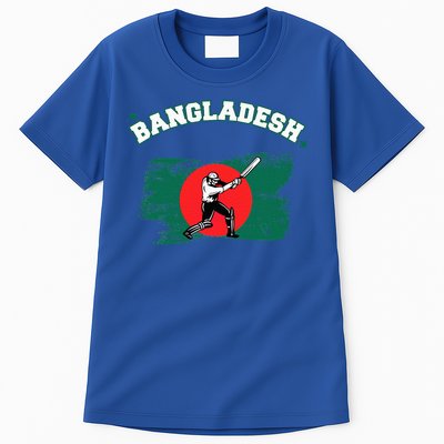 Bangladesh Flag Cricket Jersey Fans Player Tall T-Shirt