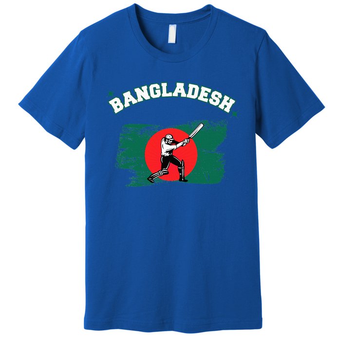 Bangladesh Flag Cricket Jersey Fans Player Premium T-Shirt