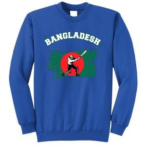 Bangladesh Flag Cricket Jersey Fans Player Tall Sweatshirt