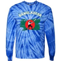 Bangladesh Flag Cricket Jersey Fans Player Tie-Dye Long Sleeve Shirt