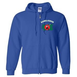 Bangladesh Flag Cricket Jersey Fans Player Full Zip Hoodie