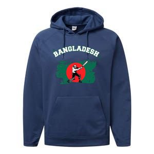 Bangladesh Flag Cricket Jersey Fans Player Performance Fleece Hoodie