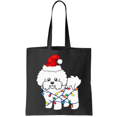 Bichon Frise Christmas Light Funny Dog Lover Gift Bag