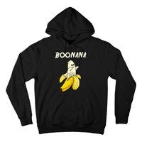 Boonana Funny Cute Banana Ghost Halloween Banana Lover Gifts Hoodie