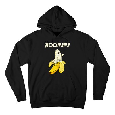 Boonana Funny Cute Banana Ghost Halloween Banana Lover Gifts Hoodie