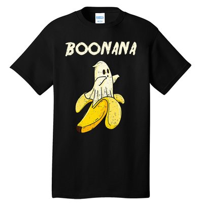 Boonana Funny Cute Banana Ghost Halloween Banana Lover Gifts Tall T-Shirt