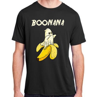 Boonana Funny Cute Banana Ghost Halloween Banana Lover Gifts Adult ChromaSoft Performance T-Shirt