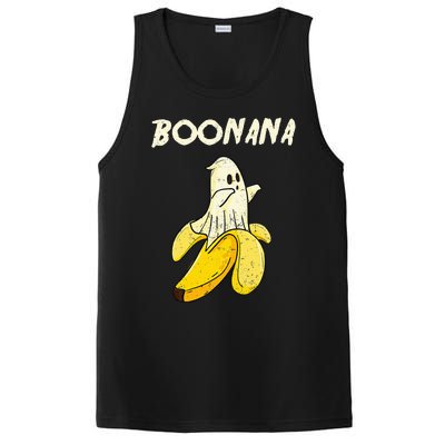 Boonana Funny Cute Banana Ghost Halloween Banana Lover Gifts PosiCharge Competitor Tank